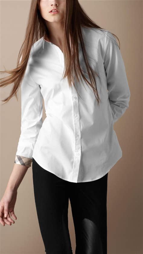 maglie donna burberry|Designer Shirts for Women .